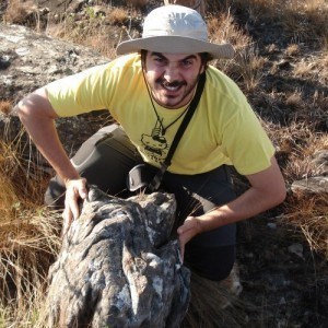 Trying to fold the rock